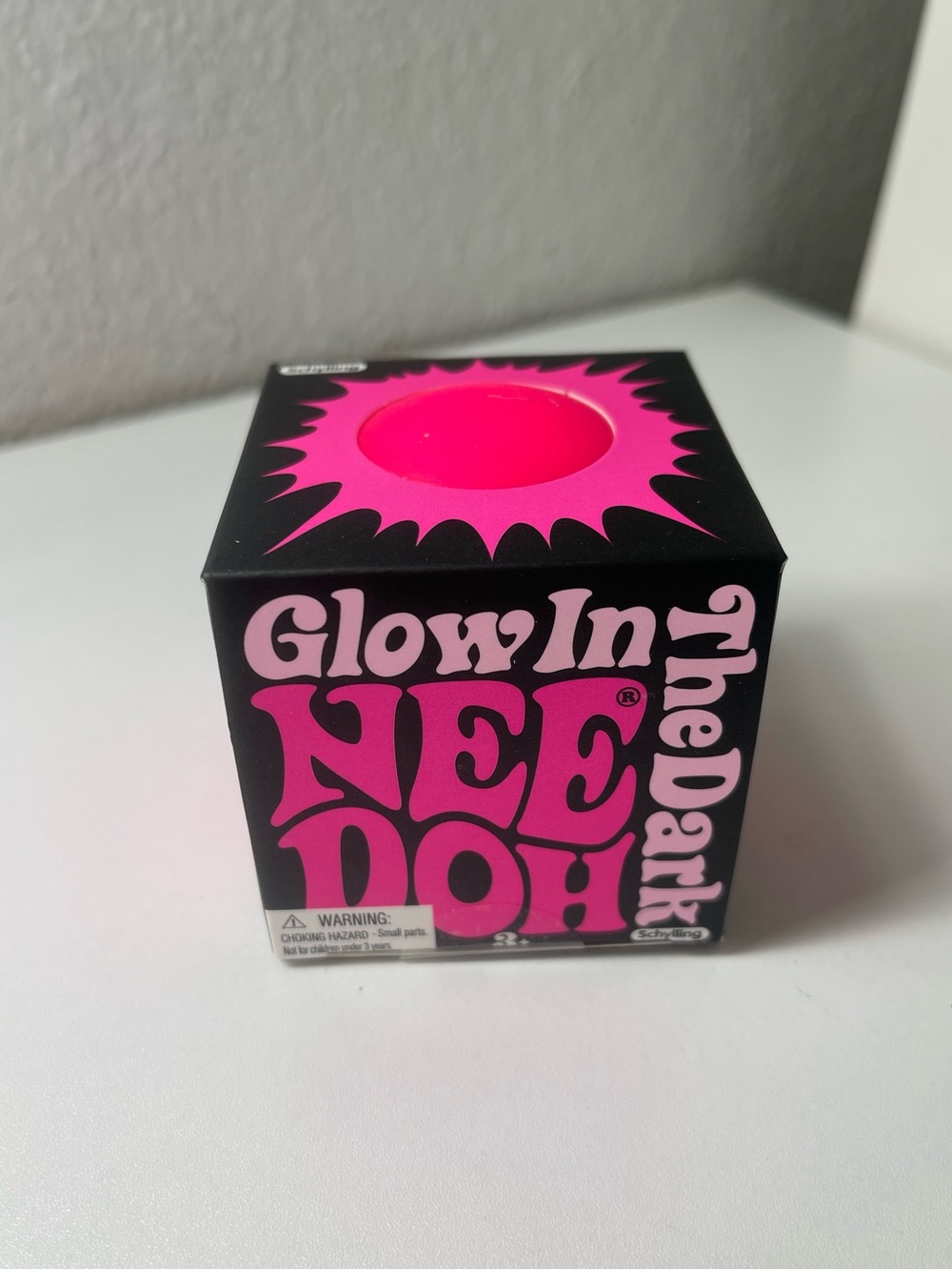 NeeDoh Glow in The Dark Pink